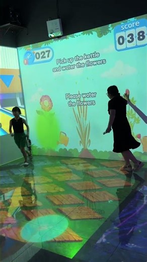 Kids LOVE This Motion-Sensing Projection Game! 🤸✨ | Interactive Fun by Kydavr#interactivebodgame
