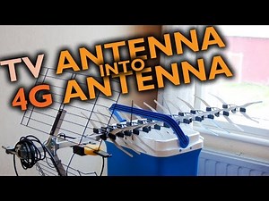 4G with a TV antenna - It works!