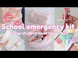 What to put in your school emergency kit