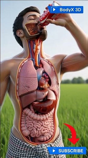 See What Coca Cola Does to Your Body | 8K Ultra Realistic Animation #3danimation #facts