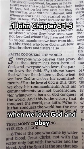 1 John Chapter 5:1-5