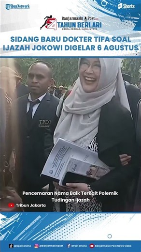 New Trial for Dr. Tifa Regarding Jokowi's Diploma Set for August 6, Proceedings to Start from Scr...