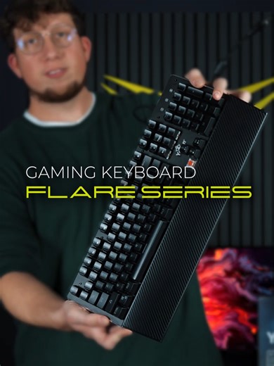 Meet the Yeyian Flare Series Gaming Keyboard 🔥 💥 On sale now - UNDER $50!!💥 🖐️ Ergonomic design with palm rest 🎮 Full-size 104-key layout 🔌 Plug-and-play gaming keyboard 🌈 Per-key RGB with 14 lighting effects 🔵 Blue switches | 🔴 Red switches Shop NOW!👉 us.yeyiangaming.com | Link in bio #yeyiangaming #Gaming #unboxing #gamingkeyboard #GamingKeyboard #RGBKeyboard #MechanicalKeyboard #fypシ゚viral #fyppppppppppppppppppppppp #pcgaming #pcsetup