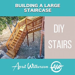 9.8K views · 503 reactions | I'm sharing some tips & tricks for building a large staircase as I demo an old rotted staircase, and build a new one! | Wilker Do's | Facebook
