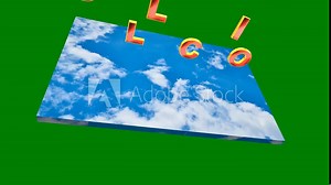 61 Animated template with the word COLLECTION Stock Video