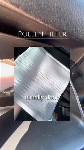Pollen filter change- super easy 6 simple steps