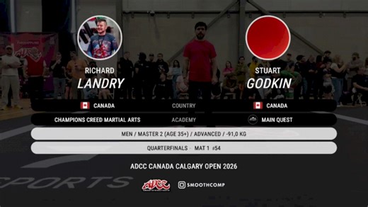 Stuart Godkin vs Richard Landry 2026 ADCC Calgary Open