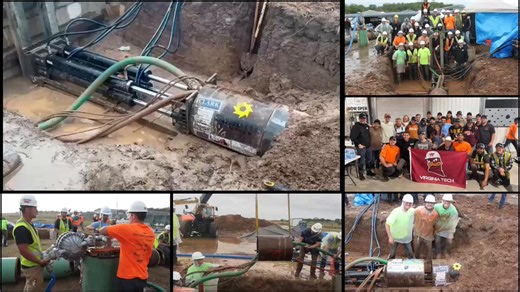 BORING NEWS: The 2026 Not-a-Boring Competition has come to an end! Yesterday in the rain, the competition ended with the following results:- 1st Place: The Diggeridoos from Virginia Tech got first place by mining 129" in the downpour. "We made it official. Inspections passed testing complete machine in the ground and digging underway. All gas no brakes."- 2nd Place: Penn Hyperloop from the University of Pennsylvania placed 2nd overall. "Our team engineered a Tunnel Boring Machine that successful