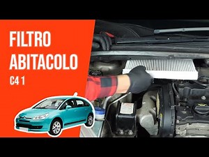 How to replace the cabin filter on the Citroen C4
