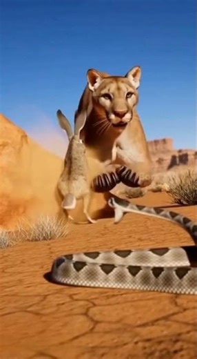 Cheetah, Snake & Rabbit – Wild Random Encounter! 🐆🐍🐇