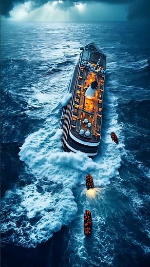 The Most Magnificent Cruise Ship Sinks During Stormy Waves