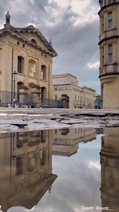 33K views · 734 reactions | Puddle reflections in Oxford  #puddles #oxforduniversity | University of Oxford | Facebook