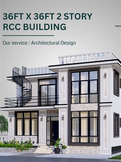 36ftx36ft 2 story RCC building Architectural Design Project Facebook Page Link: https://www.facebook.com/heinthu.aung8/ Our available design services: -Architectural Design -Structural Design -Interior Design -Landscape Design -Estimate -Rendering & Visualization #architecture #interiordesign #homedesign #decoration #structuralengineering #renovation #construction