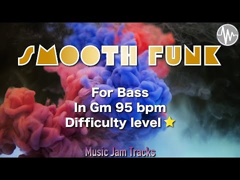 Smooth Funk Jam for【Bass】G minor 95 bpm No Bass Backing Track