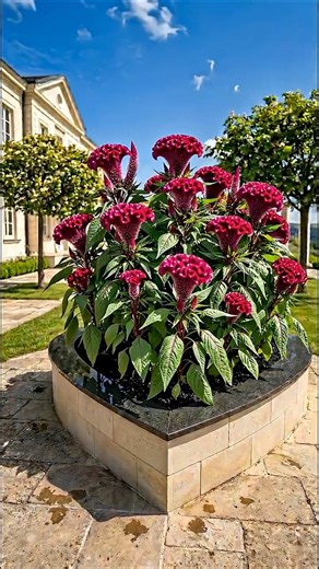 Growing Celosia ‘Dracula’ — A Striking Red Flower Bed Transformation