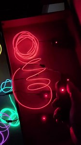 El Wire Kit With Small Power Pack for DIY, EL Wire Sign Glow in the Dark - Etsy