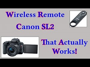 Right Wireless Remote for Canon EOS SL2