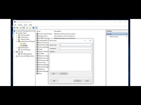 Cómo crear grupos locales y agregar usuarios en Windows 10