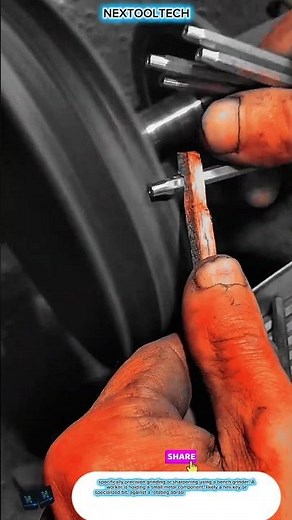 Hex Key Sharpening And Grinding Process Using Industrial Bench Grinder Machine