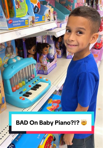 🌟 Jelijah Diaz (8) Piano Prodigy Plays Bad by Michael Jackson at Target on baby toy piano 🤯🎹 #piano #bad #babypiano #toypiano #talentedkids