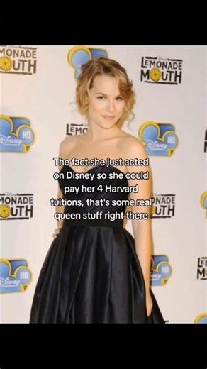 The fact that Bridgit Mendler acted on Disney just so she can pay her 4 Harvard tuitions 😩