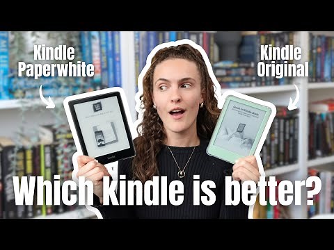Kindle Vs Kindle Paperwhite 🛒📚📱 Which is right for you? | booktube