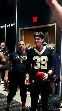 Saints Locker Room After Win vs. Panthers! #nfl #shorts