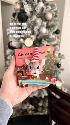Toddler-Approved Christmas Mouse Finger Puppet Book 🎄📚