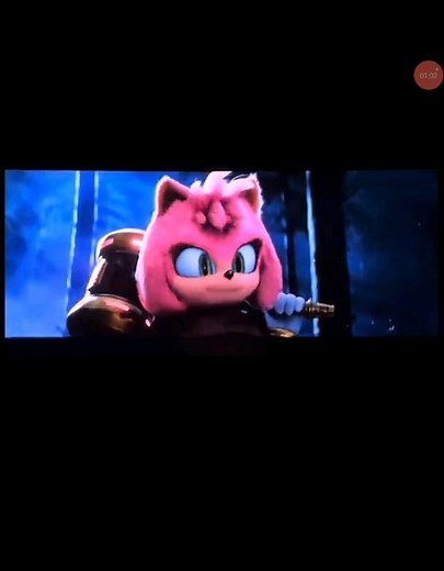 #sonicmovie3 post credit scene! Amy rose 💗! And metal sonic!