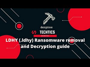 LDHY Ransomware | (.ldhy) Extension | Virus Removal and Decryption Guide | STOP/DJVU Ransom