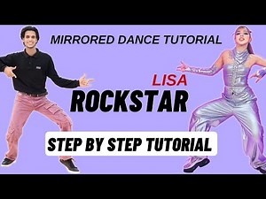 LISA - Rockstar Dance Tutorial | Rockstar Mirrored + Explanation Dance Tutorial