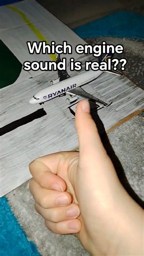 Which engine sound is real?? #airplane #funny #shorts #fypシ #foryoupage #viral #poop #plane