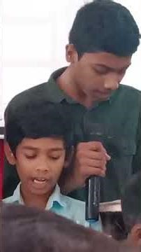 SONG BY SUDAY SCHOOL STUDENTS