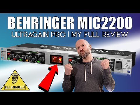 Behringer Ultragain Pro MIC2200 Review for Podcast & Voice Use