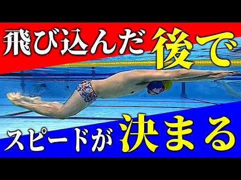 #1171 【水泳】【飛び込み】飛び込んだあとの動作を解説