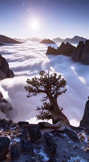 Heaven is real? 🤯 Watch this Cloud Sea! ☁️✨