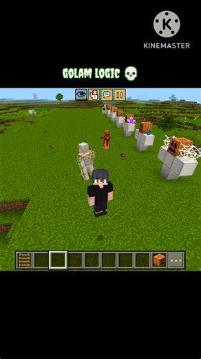 Minecraft golem logic.💀 #minecraft #short video #game video #gaming #Minecraft golem logic.💀