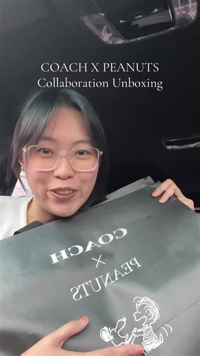 Unboxing Coach X Peanuts Collaboration