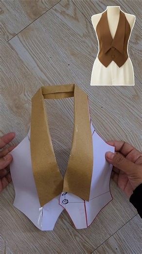 Step-by-Step Vest Pattern Drafting #sew #sewingpattern #patternmaking #patterndrafting