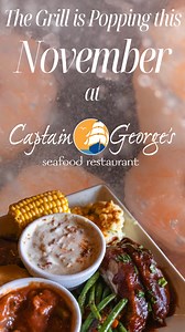 This November, we give thanks! We celebrate our country's heroes! And we continue delivering an extensvie menu of fresh fish and crab! 🐟🦀 #Thanksgiving #VeteransDay #CaptainGeorges #SeafoodBuffet #AllYouCanEat #FamilyFeast #November | Captain George's Seafood Restaurant