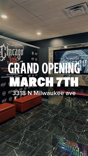 Están listos? Para la gran inauguración de CHICAGO INK 2nd locación 🖋️🪡✨🎉🏆 Los esperamos 🥂🍾 Tendremos muchos descuento y sorpresas para ustedes, si tienen preguntas los leo en los comentarios 🎉🥳🎁🎈🙌🍾 #inaguracion #7demarzo #tattooshop