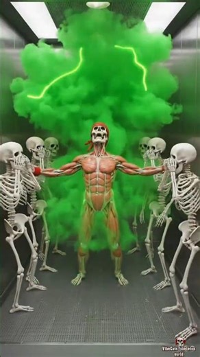 Different Types of Human Farts Explained by Skeleton 💀💨 (Funny Science) #shorts