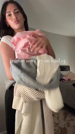 @FashionNova Skirt- sweeter times pleated micro mini skirt top-winner circle 89 jersey pink jumper- laylin sweater heather grey jeans- chelsea drop waist baggy jeans medium wash #fahshionova | Colin & Arnold