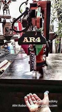 AR4 6 axis diy arduino robot trick or treats - Happy Halloween #ar4 #robot #arduino