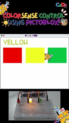 Project: ColorSense Control 🔴🟡🟢🤖