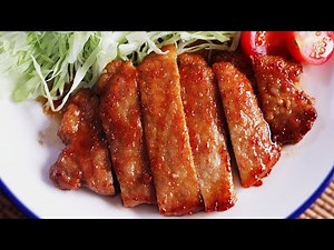 Tonteki. (Pork Steak & Japanese steak sauce Recipe)トンテキとソースのレシピ(作り方) Midnight Diner Tokyo Stories.