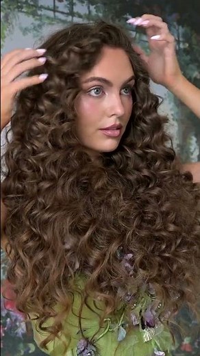 How To: BIG FLUFFY CURLS hair tutorial🧚 #Fairycore