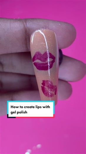 Create Stunning Lip Designs with Gel Polish