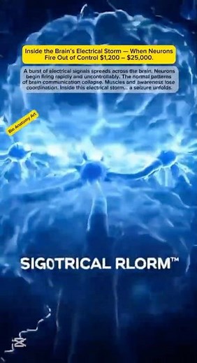 Inside the Brain’s Electrical Storm — When Neurons Fire Out of Control $1,200 – $25,000