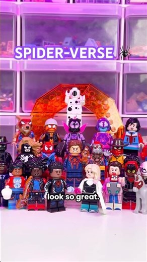 IS THIS THE BEST LEGO CMF SERIES OF ALL TIME!?!? 🔥🕷️🕸️ #spiderverse #legospiderman